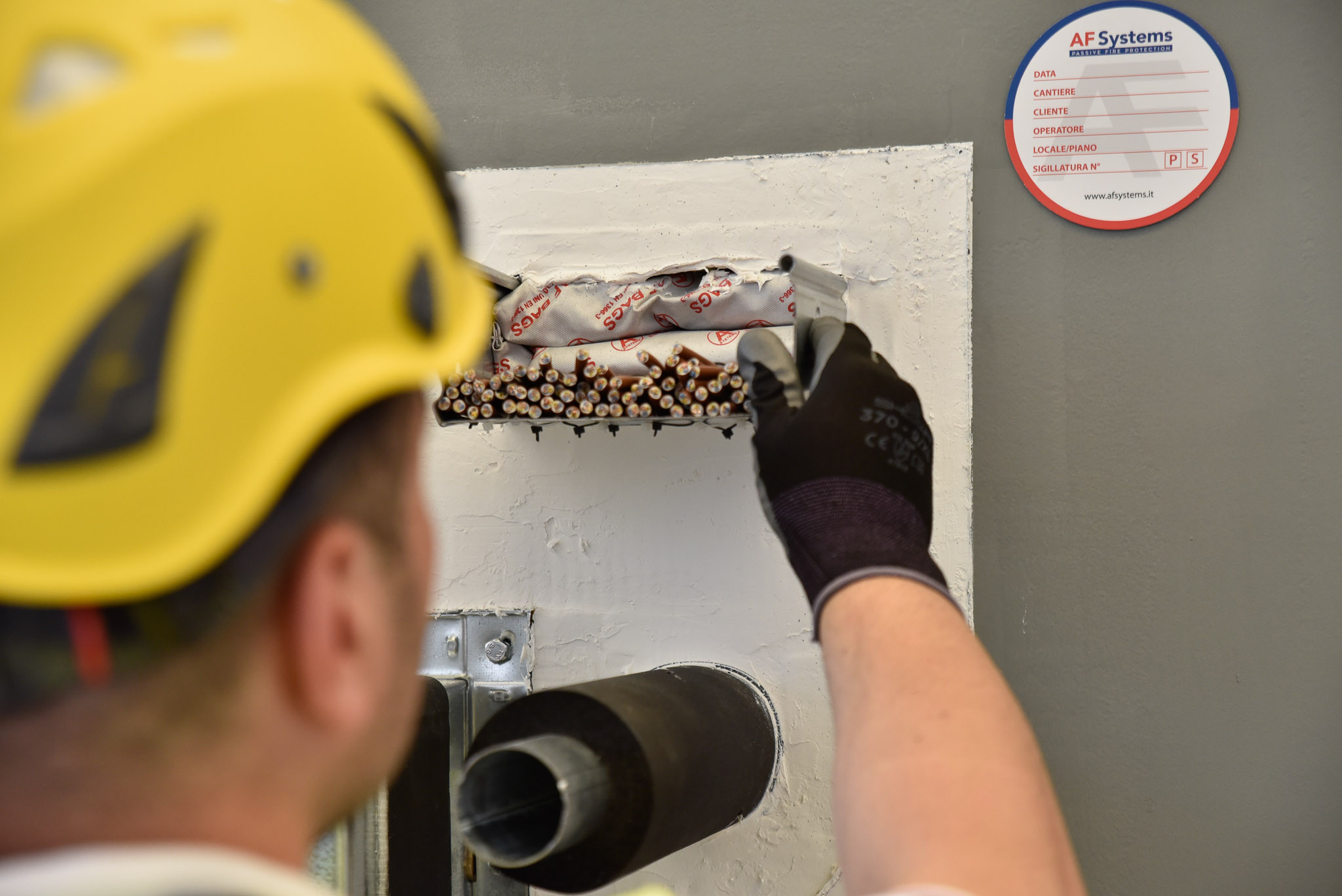 Passive fire protection of electrical cable AF Systems