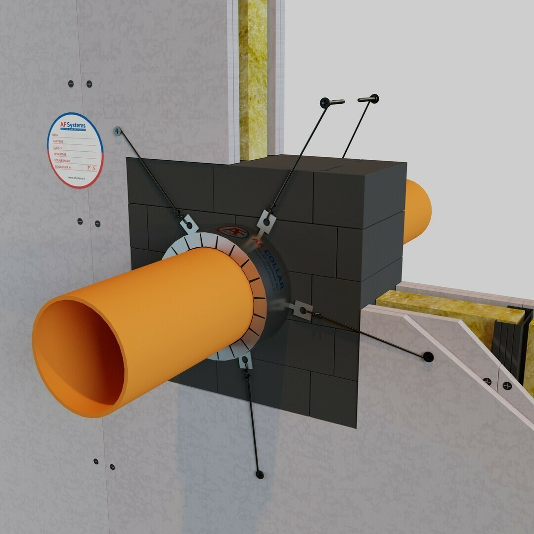 TUBERÍAS COMBUSTIBLES EN PARED EN GRANDES APERTURAS